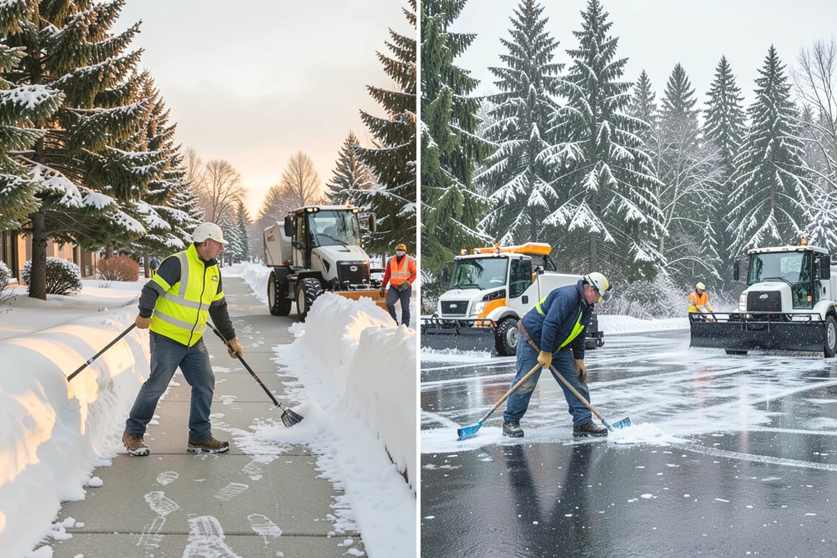 Snowmelt Flooding Cleanup in Carnation, King County, WA - Identify ponding areas and locate blocked or frozen drains