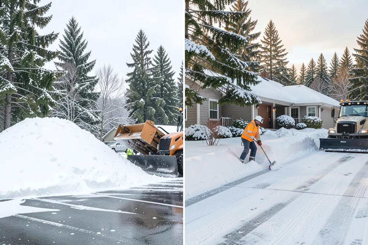 Snowmelt Flooding Cleanup in Coupeville, Island County, WA - Identify ponding areas and locate blocked or frozen drains