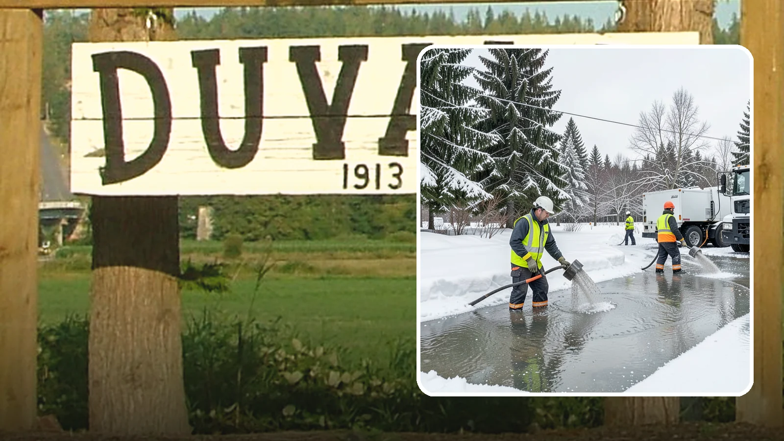 Snowmelt Flooding Cleanup in Duvall, King County, WA - When rapid snowmelt floods your property, we clear the water and treat surfaces before the refreeze sets in.