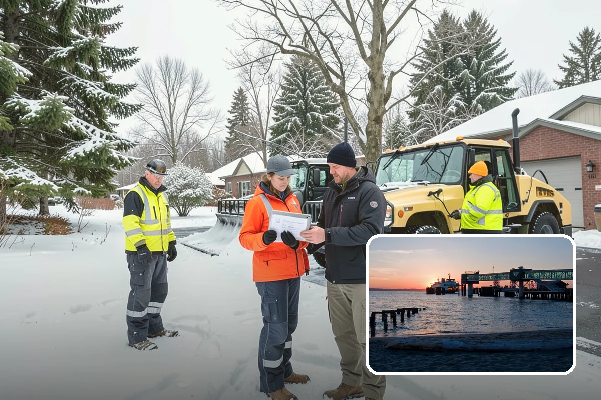 Snowmelt Flooding Cleanup in Edmonds, Snohomish County, WA - Rapid clearing of ponded meltwater before it refreezes into sheets