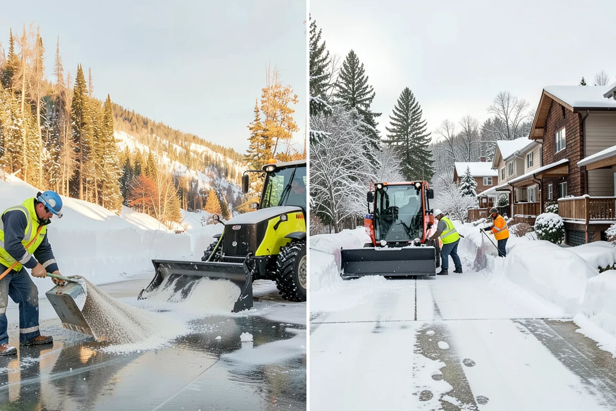 Snowmelt Flooding Cleanup in Everett, Snohomish County, WA - Identify ponding areas and locate blocked or frozen drains