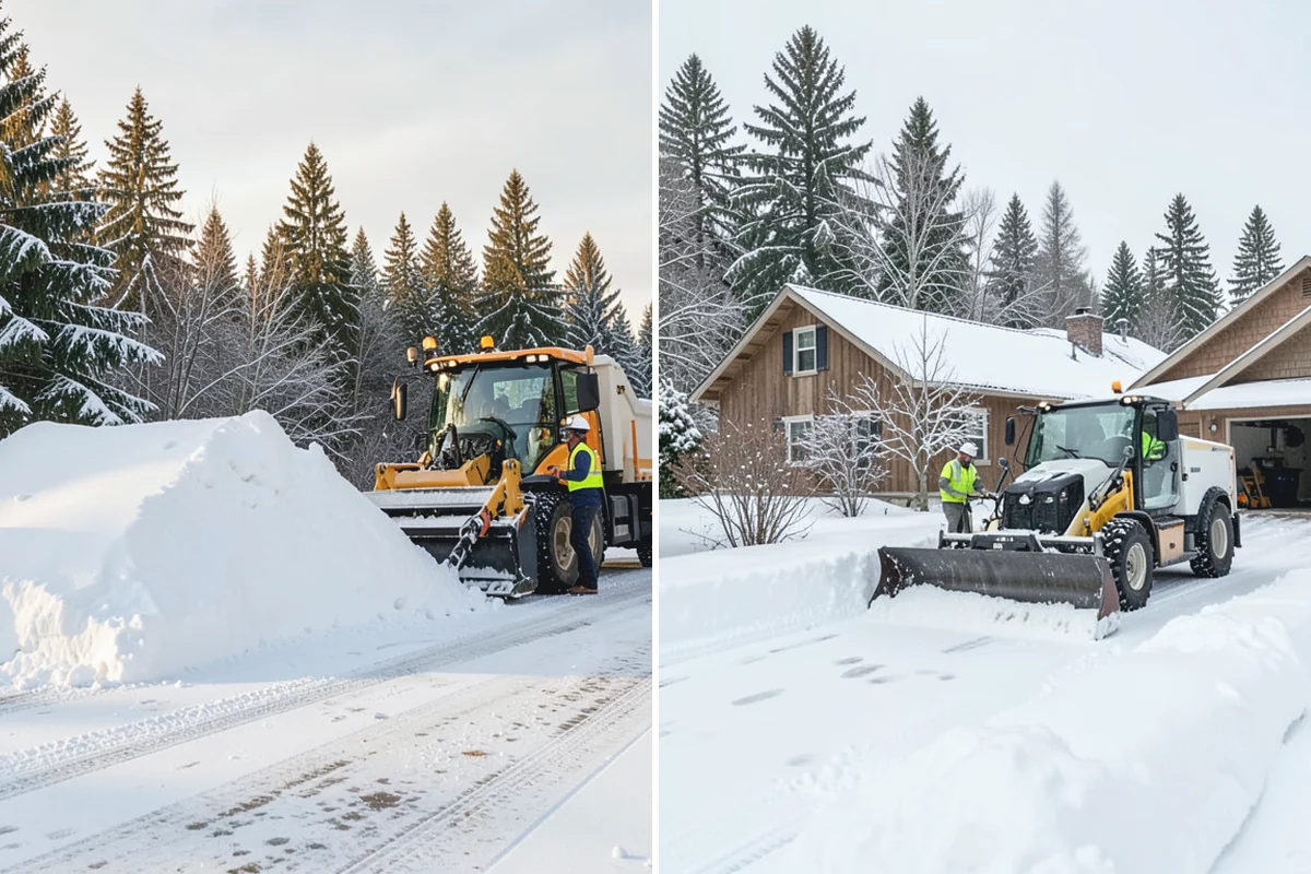 Snowmelt Flooding Cleanup in Granite Falls, Snohomish County, WA - Identify ponding areas and locate blocked or frozen drains