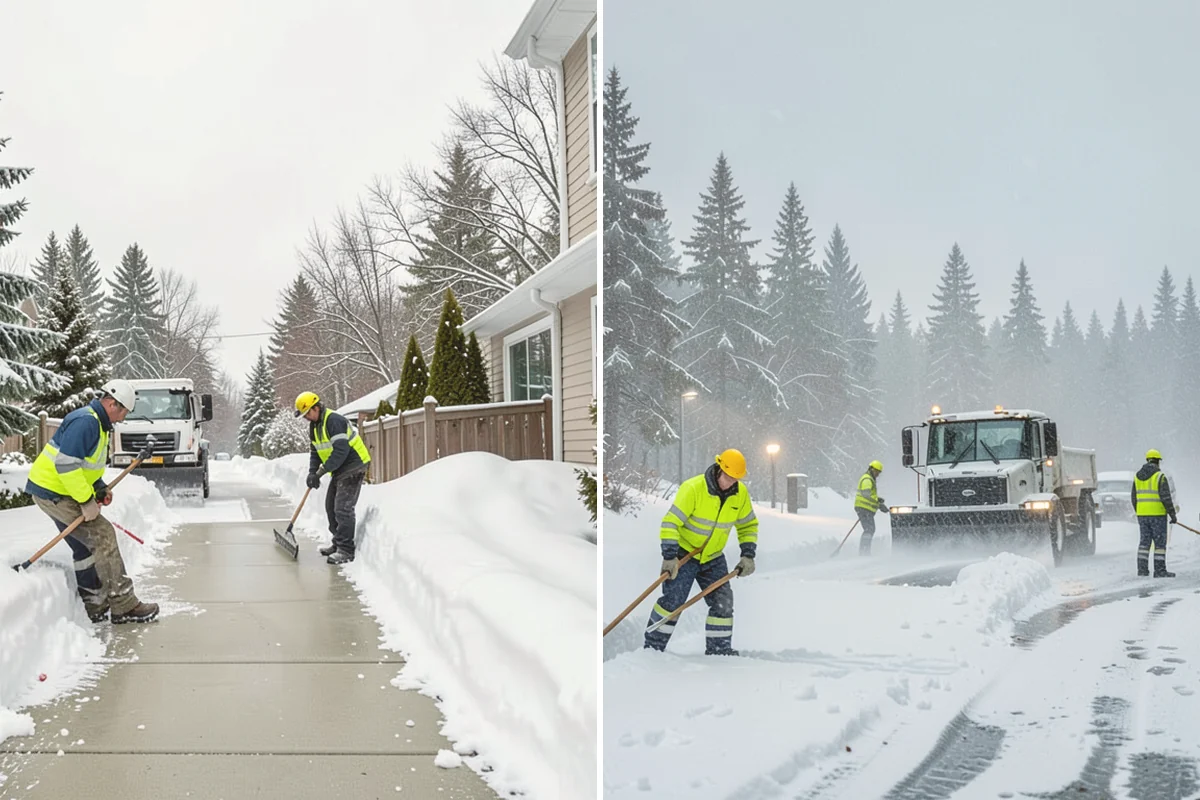 Snowmelt Flooding Cleanup in Index, Snohomish County, WA - Identify ponding areas and locate blocked or frozen drains