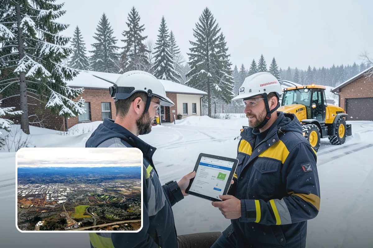 Snowmelt Flooding Cleanup in Kent, King County, WA - Rapid clearing of ponded meltwater before it refreezes into sheets