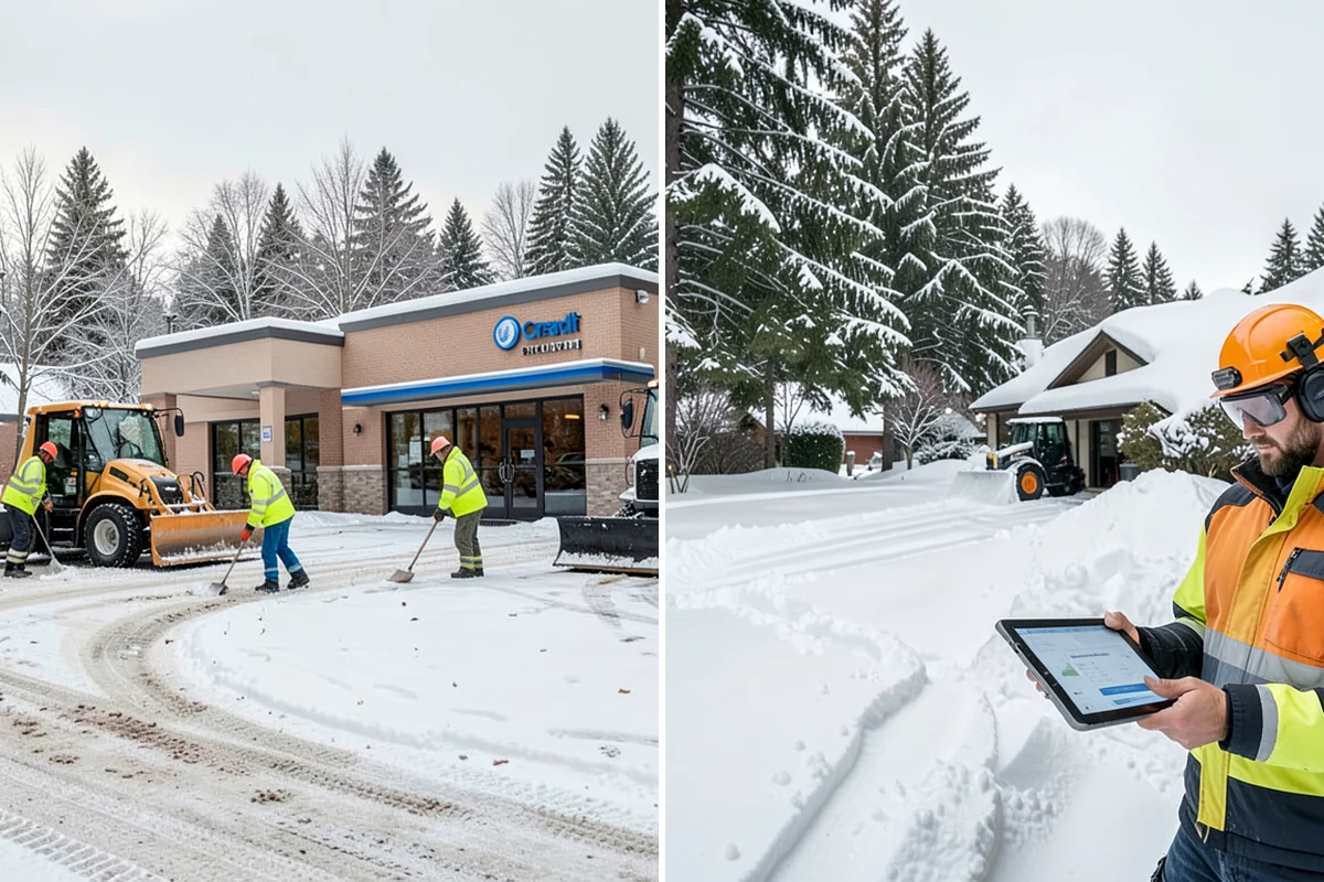Snowmelt Flooding Cleanup in Lake Forest Park, King County, WA - Identify ponding areas and locate blocked or frozen drains