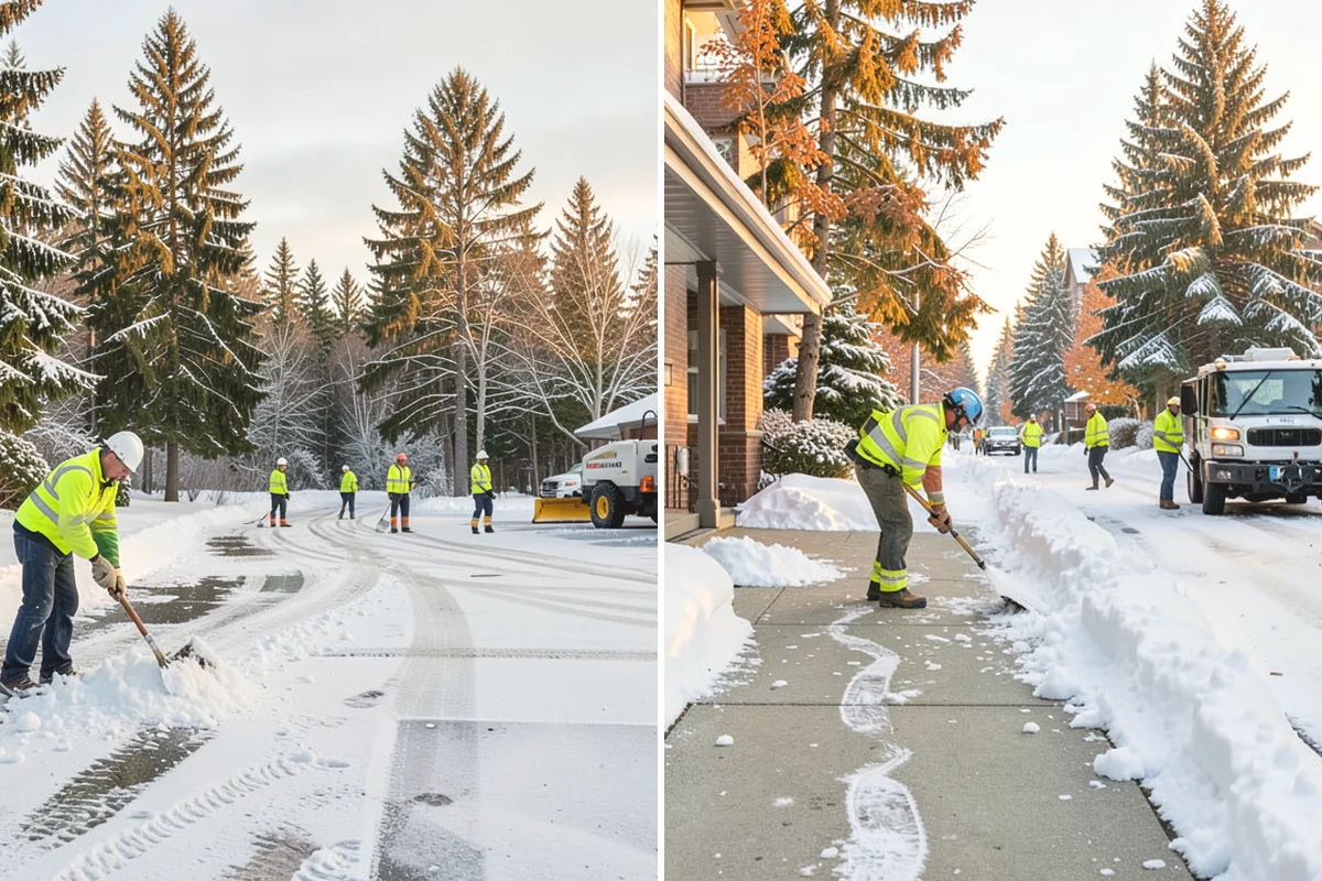 Snowmelt Flooding Cleanup in Lake Stevens, Snohomish County, WA - Identify ponding areas and locate blocked or frozen drains