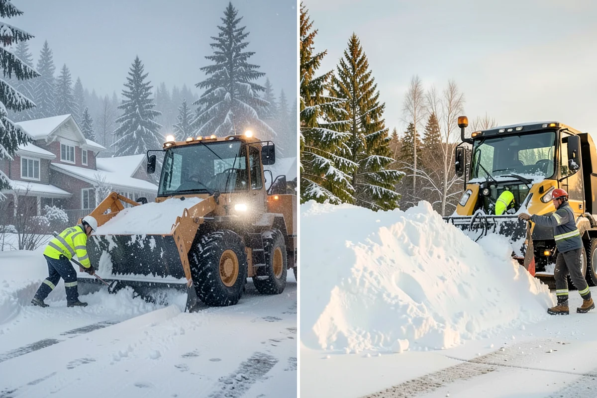 Snowmelt Flooding Cleanup in Maple Valley, King County, WA - Identify ponding areas and locate blocked or frozen drains
