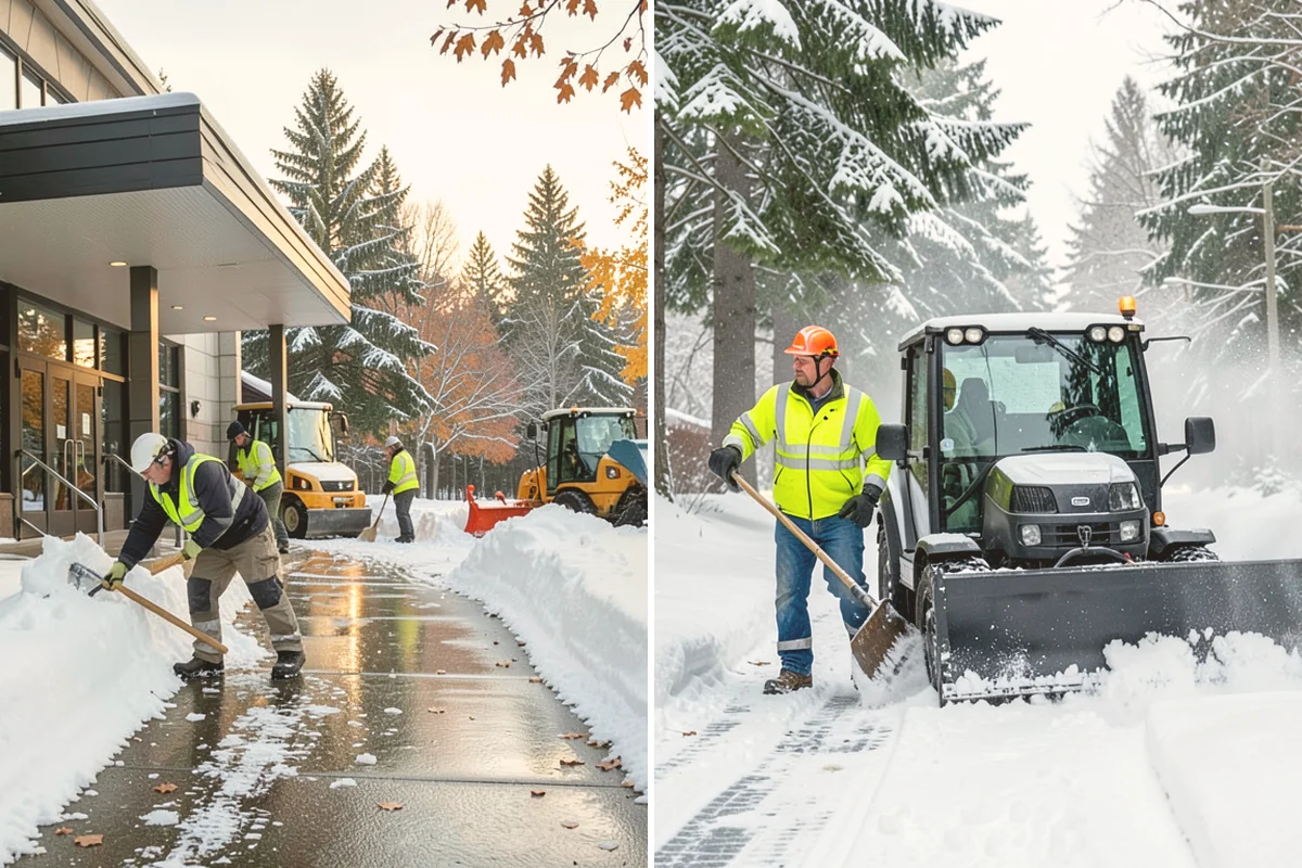 Snowmelt Flooding Cleanup in Milton, King County, WA - Identify ponding areas and locate blocked or frozen drains