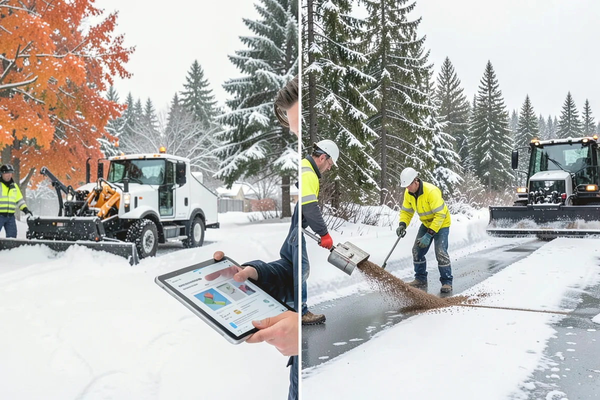 Snowmelt Flooding Cleanup in Monroe, Snohomish County, WA - Identify ponding areas and locate blocked or frozen drains