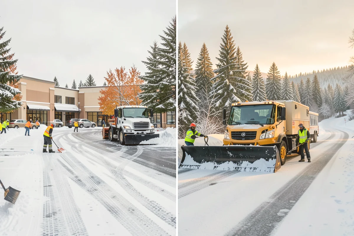 Snowmelt Flooding Cleanup in Orting, Pierce County, WA - Identify ponding areas and locate blocked or frozen drains