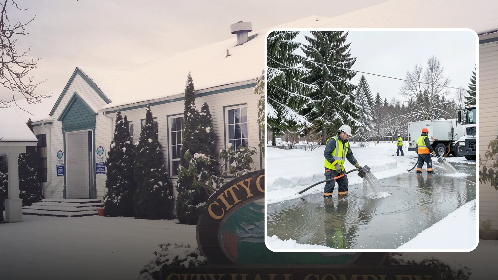 Snowmelt Flooding Cleanup in Pacific, King County, WA - When rapid snowmelt floods your property, we clear the water and treat surfaces before the refreeze sets in.