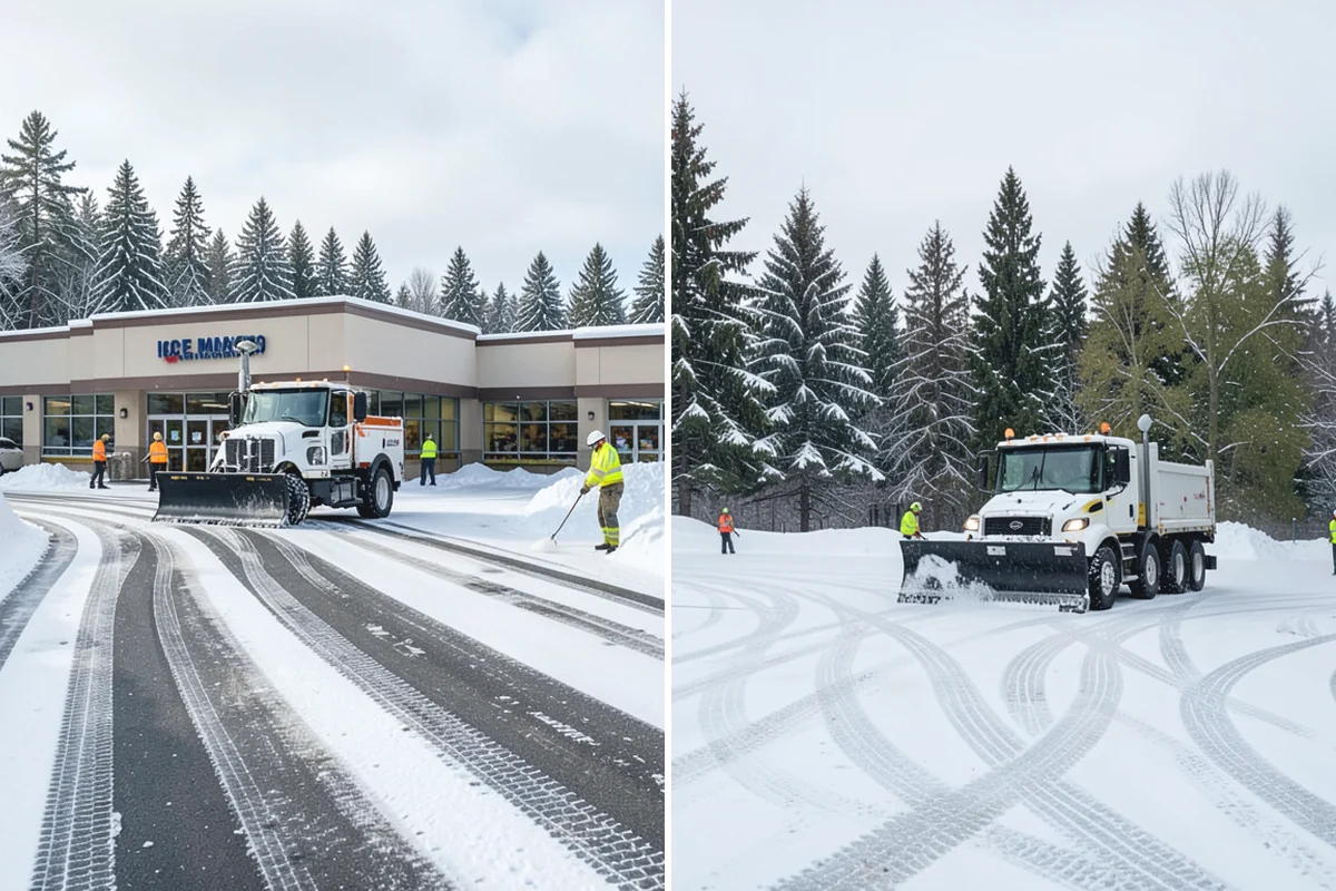 Snowmelt Flooding Cleanup in Redmond, King County, WA - Identify ponding areas and locate blocked or frozen drains