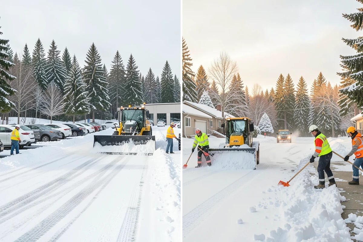 Snowmelt Flooding Cleanup in Ruston, Pierce County, WA - Identify ponding areas and locate blocked or frozen drains