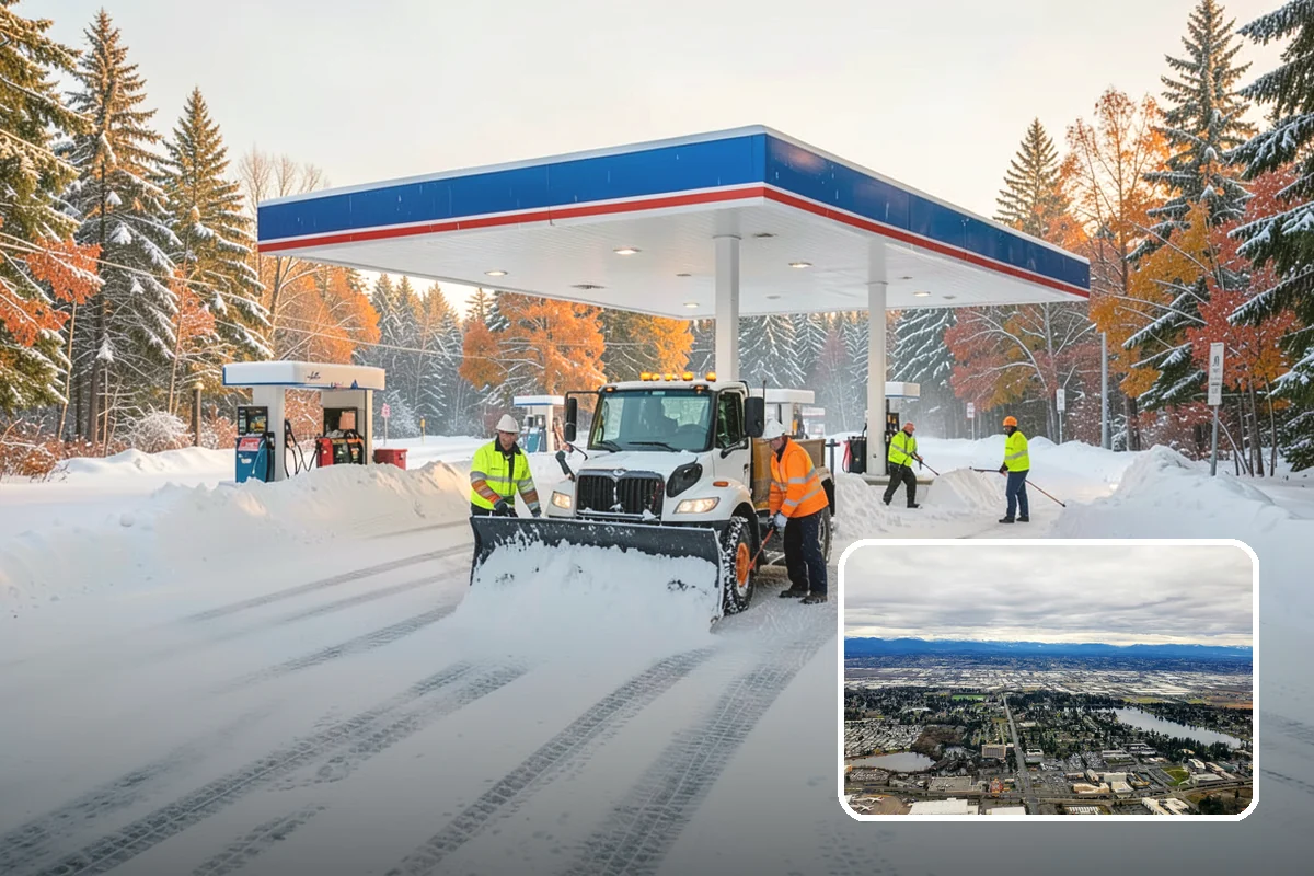 Snowmelt Flooding Cleanup in SeaTac, King County, WA - Rapid clearing of ponded meltwater before it refreezes into sheets