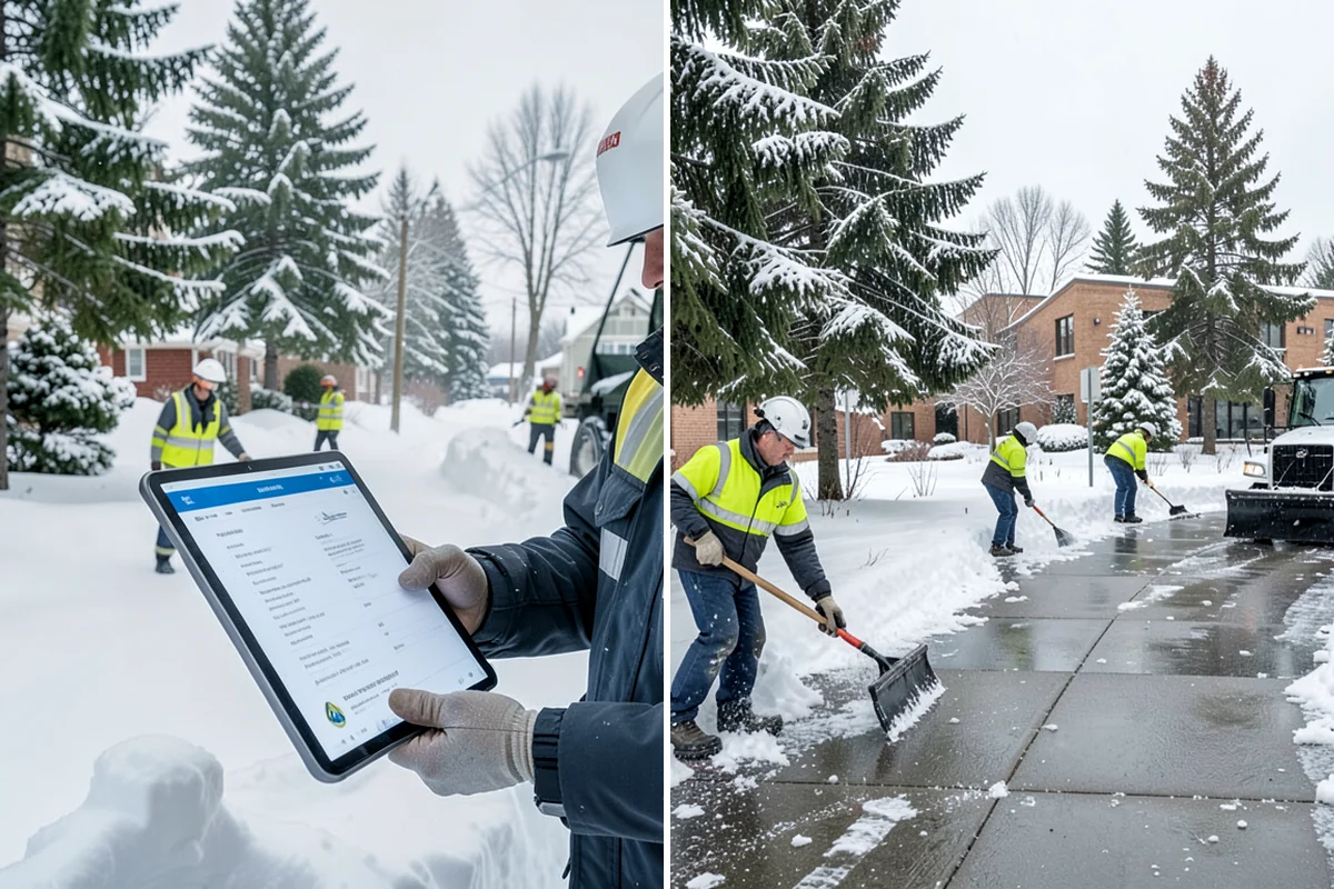 Snowmelt Flooding Cleanup in Shoreline, King County, WA - Identify ponding areas and locate blocked or frozen drains