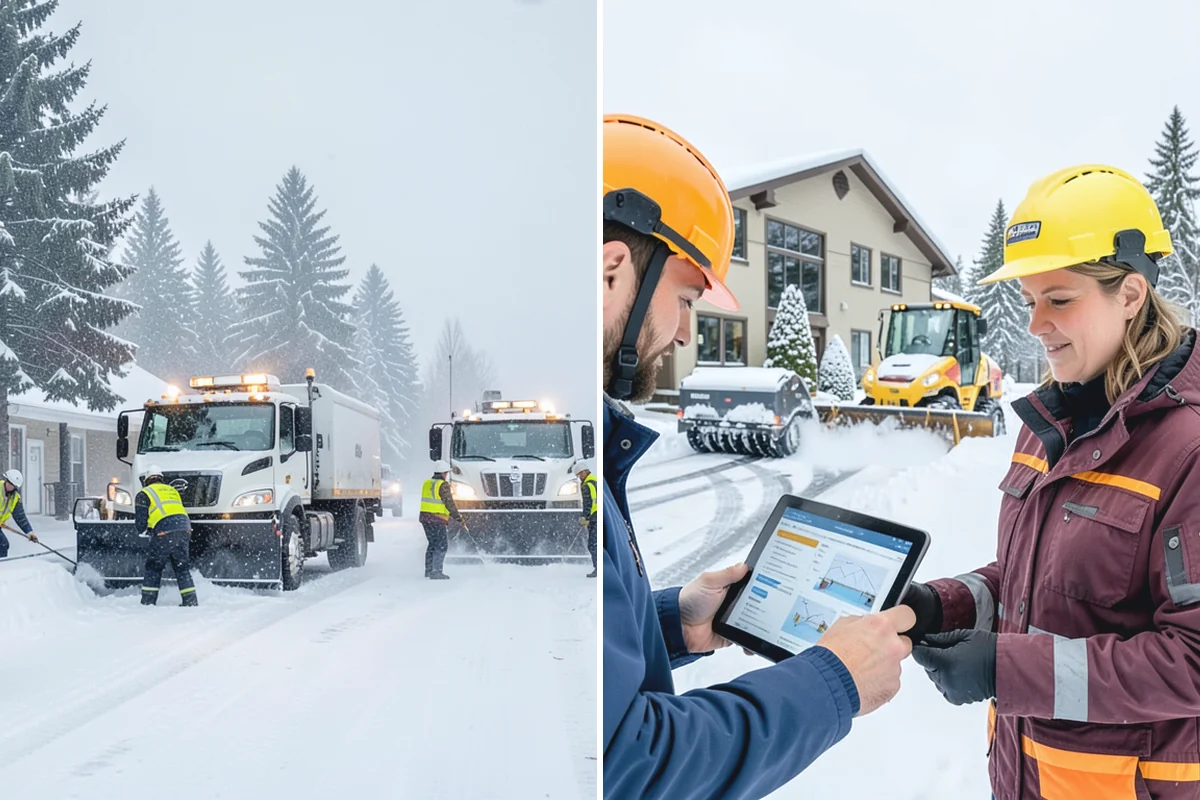 Snowmelt Flooding Cleanup in South Prairie, Pierce County, WA - Identify ponding areas and locate blocked or frozen drains