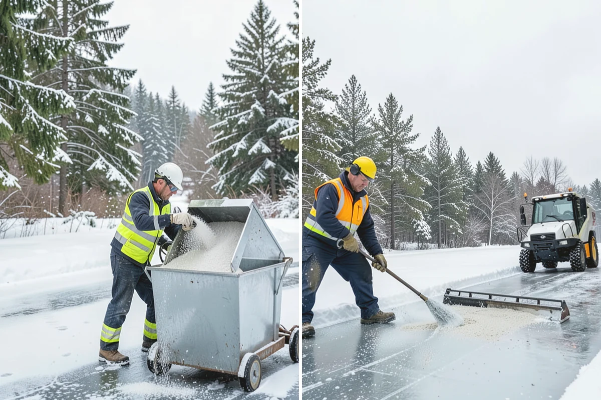 Snowmelt Flooding Cleanup in Tacoma, Pierce County, WA - Identify ponding areas and locate blocked or frozen drains