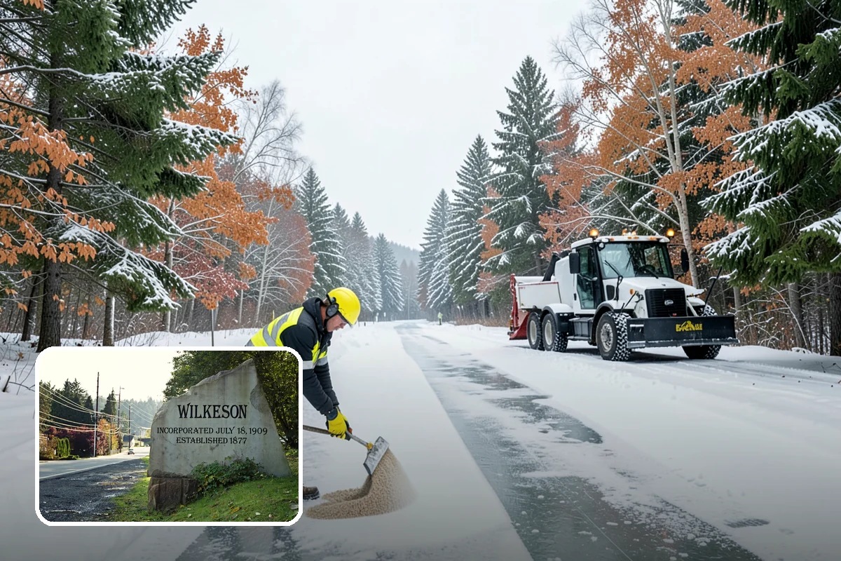 Snowmelt Flooding Cleanup in Wilkeson, Pierce County, WA - Rapid clearing of ponded meltwater before it refreezes into sheets