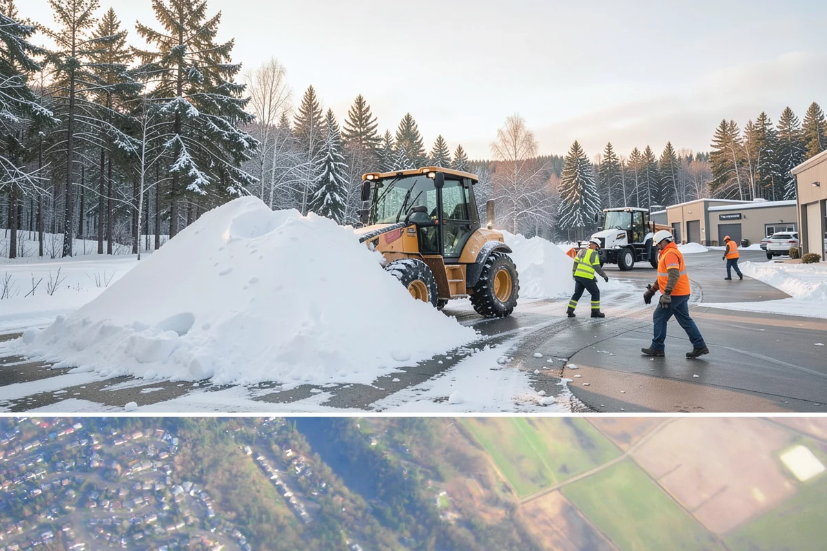 Solar Panel Snow Removal in Algona, King County, WA - Solar panel snow removal is most valuable during accumulation events from December through February when daylight is scarce.