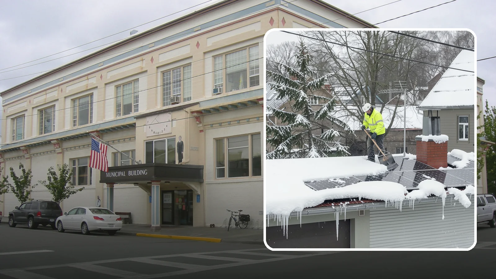 Solar Panel Snow Removal in Anacortes, Skagit County, WA - We clear snow from solar arrays to restore energy production and protect the panels from damage.