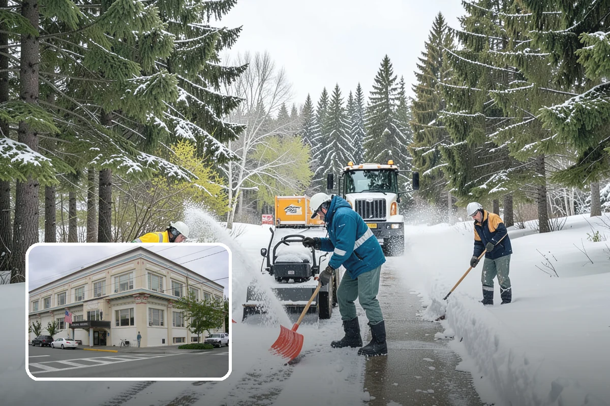 Solar Panel Snow Removal in Anacortes, Skagit County, WA - Restored energy production during short winter days