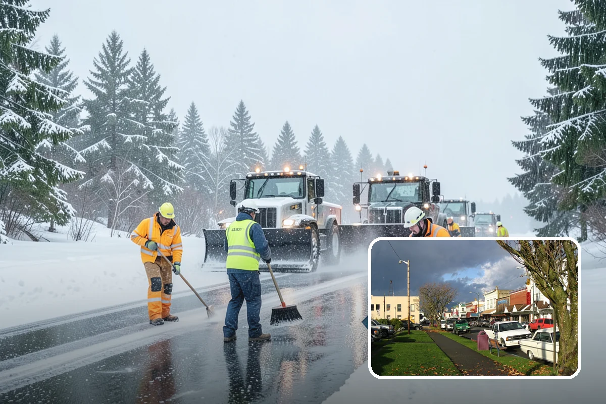 Solar Panel Snow Removal in Arlington, Snohomish County, WA - Restored energy production during short winter days