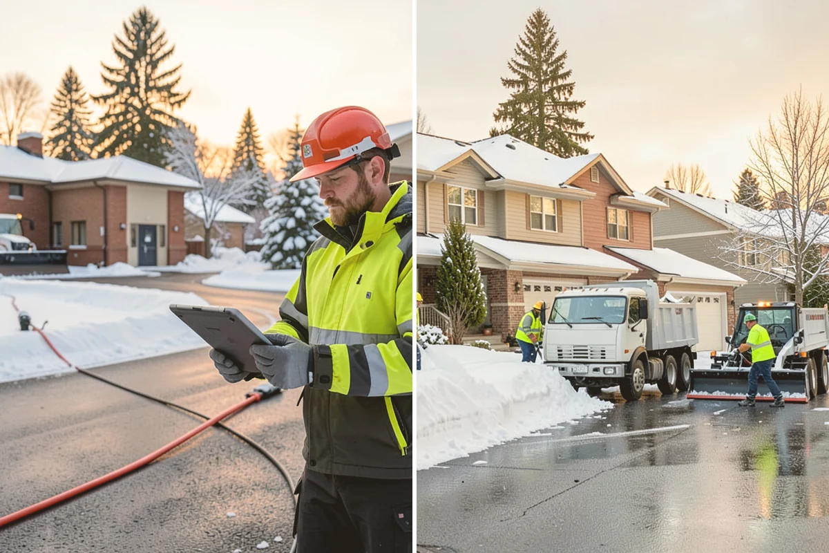 Solar Panel Snow Removal in Bellevue, King County, WA - Assess the array layout, pitch, and snow load