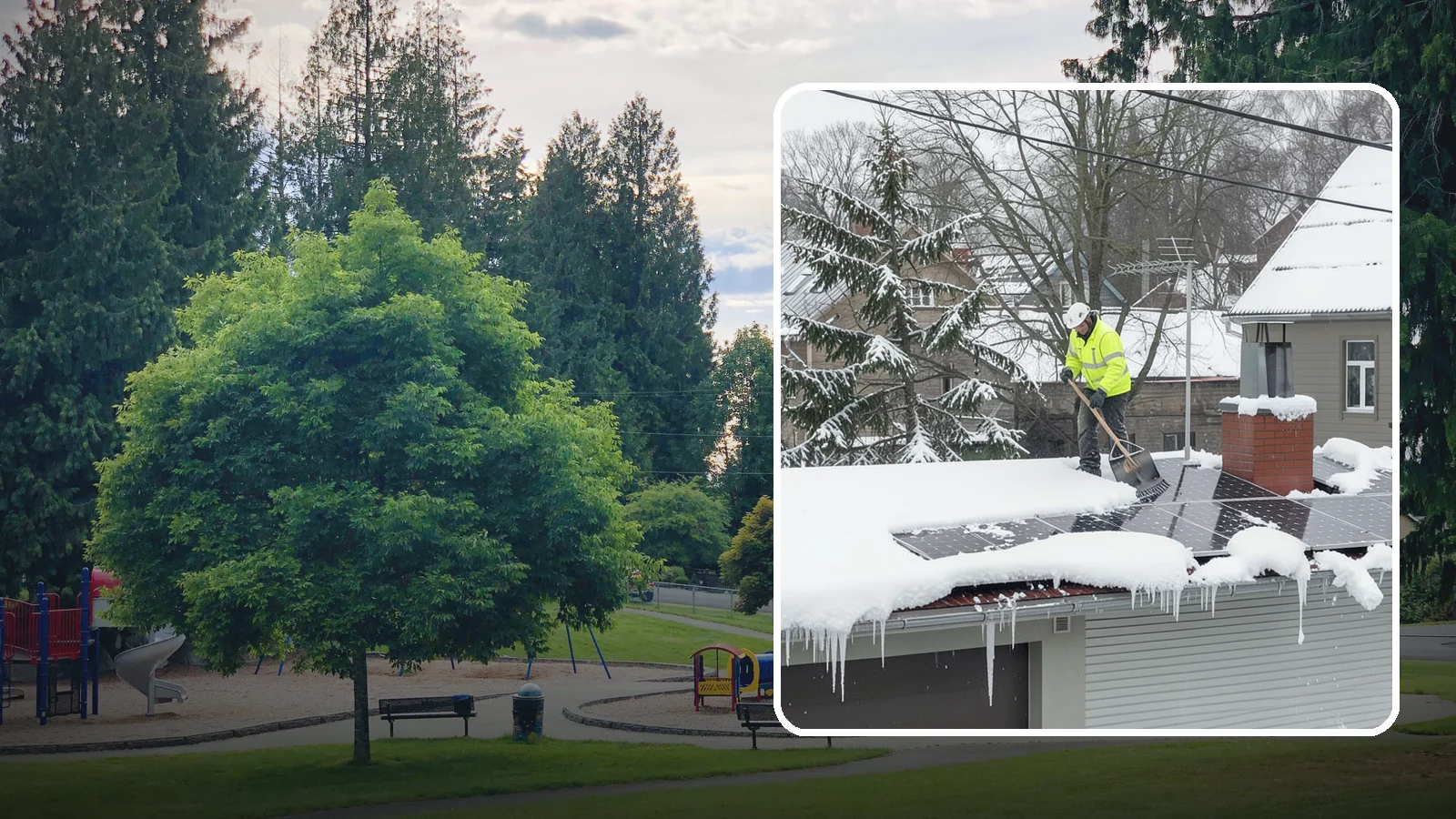 Solar Panel Snow Removal in Bonney Lake, Pierce County, WA - We clear snow from solar arrays to restore energy production and protect the panels from damage.