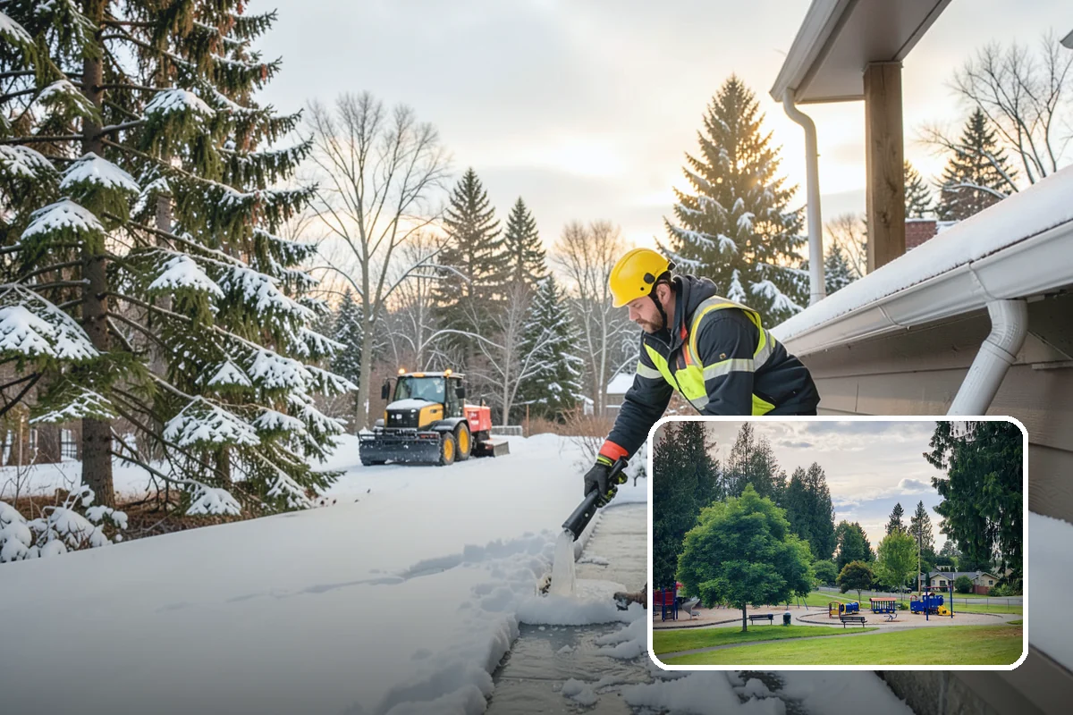 Solar Panel Snow Removal in Bonney Lake, Pierce County, WA - Restored energy production during short winter days