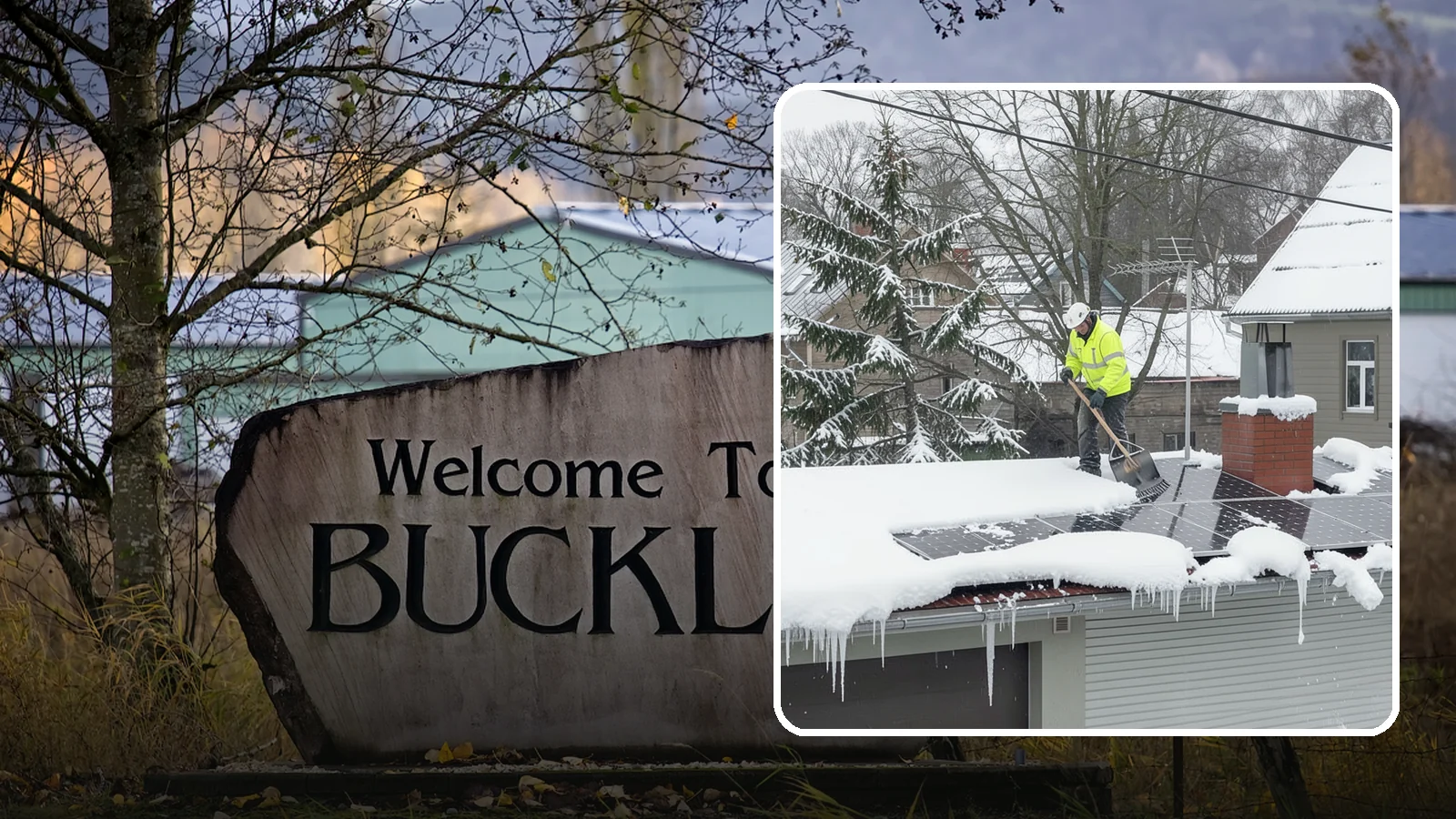 Solar Panel Snow Removal in Buckley, Pierce County, WA - We clear snow from solar arrays to restore energy production and protect the panels from damage.