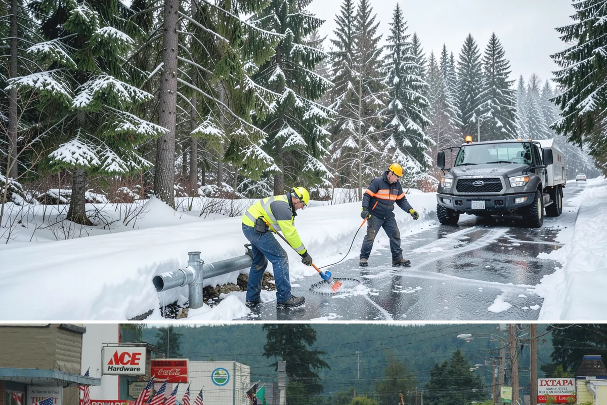 Solar Panel Snow Removal in Carnation, King County, WA - Solar panel snow removal is most valuable during accumulation events from December through February when daylight is scarce.