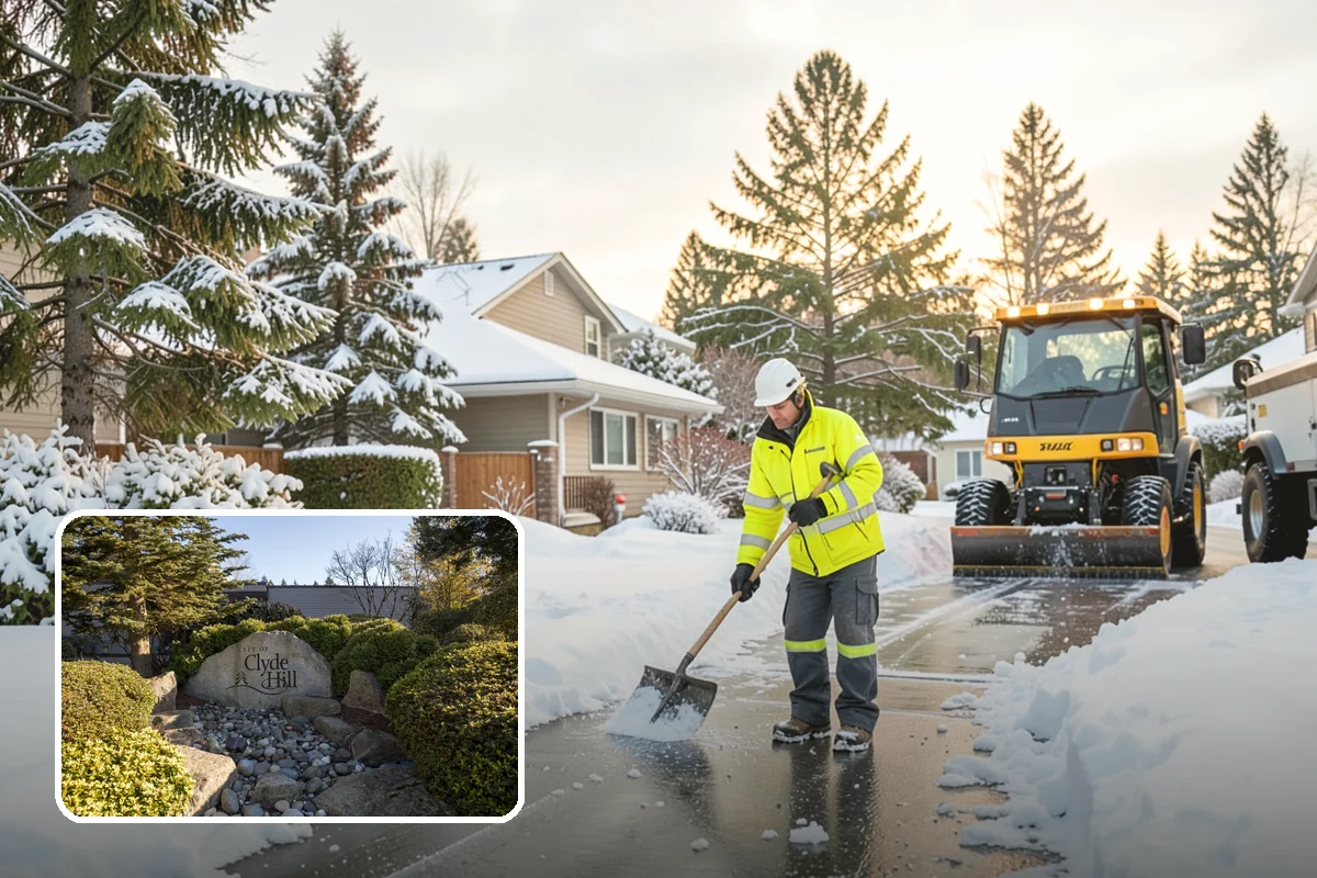 Solar Panel Snow Removal in Clyde Hill, King County, WA - Restored energy production during short winter days
