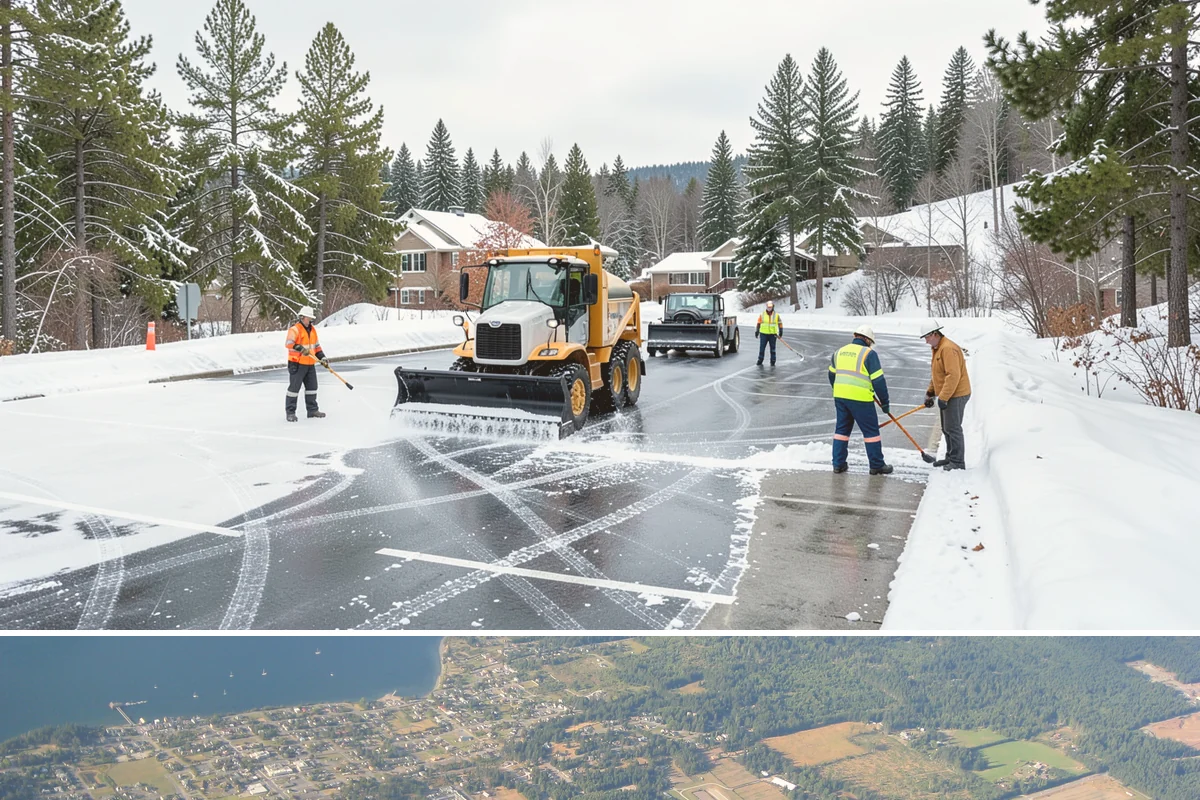 Solar Panel Snow Removal in Coupeville, Island County, WA - Solar panel snow removal is most valuable during accumulation events from December through February when daylight is scarce.