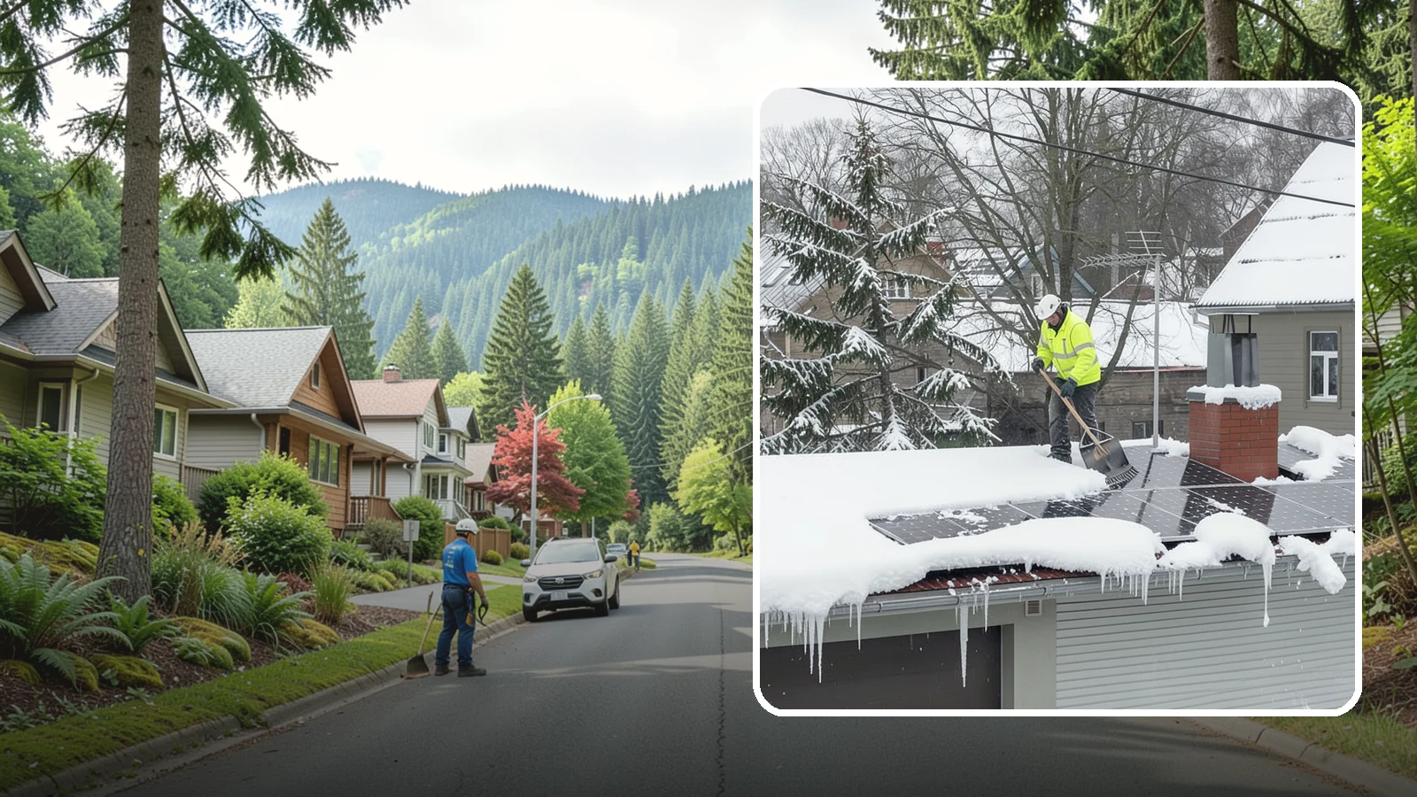 Solar Panel Snow Removal in Darrington, Snohomish County, WA - We clear snow from solar arrays to restore energy production and protect the panels from damage.