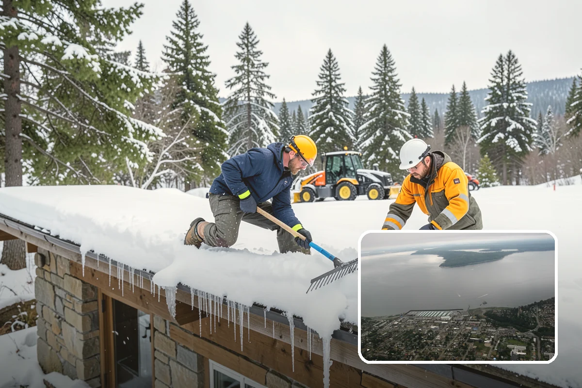 Solar Panel Snow Removal in Des Moines, King County, WA - Restored energy production during short winter days
