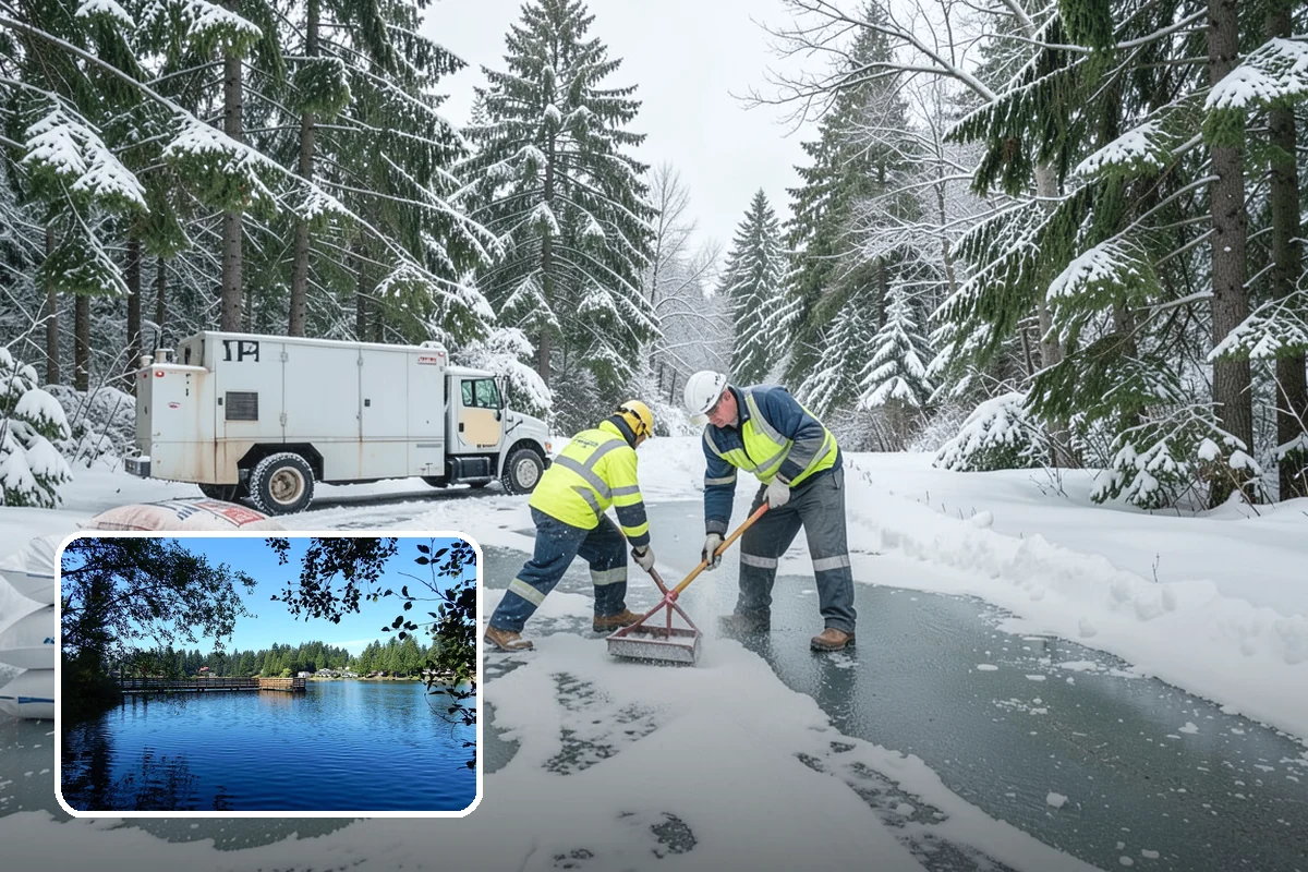 Solar Panel Snow Removal in Federal Way, King County, WA - Restored energy production during short winter days