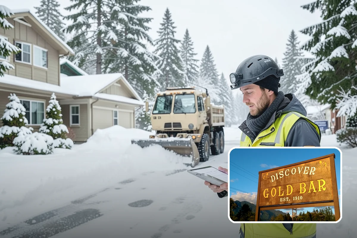 Solar Panel Snow Removal in Gold Bar, Snohomish County, WA - Restored energy production during short winter days