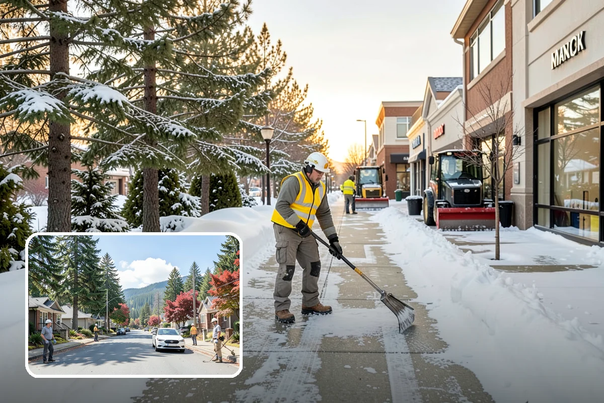 Solar Panel Snow Removal in Hunts Point, King County, WA - Restored energy production during short winter days