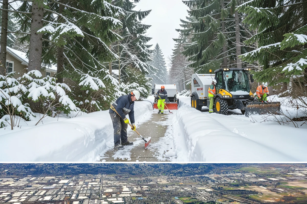 Solar Panel Snow Removal in Kent, King County, WA - Solar panel snow removal is most valuable during accumulation events from December through February when daylight is scarce.