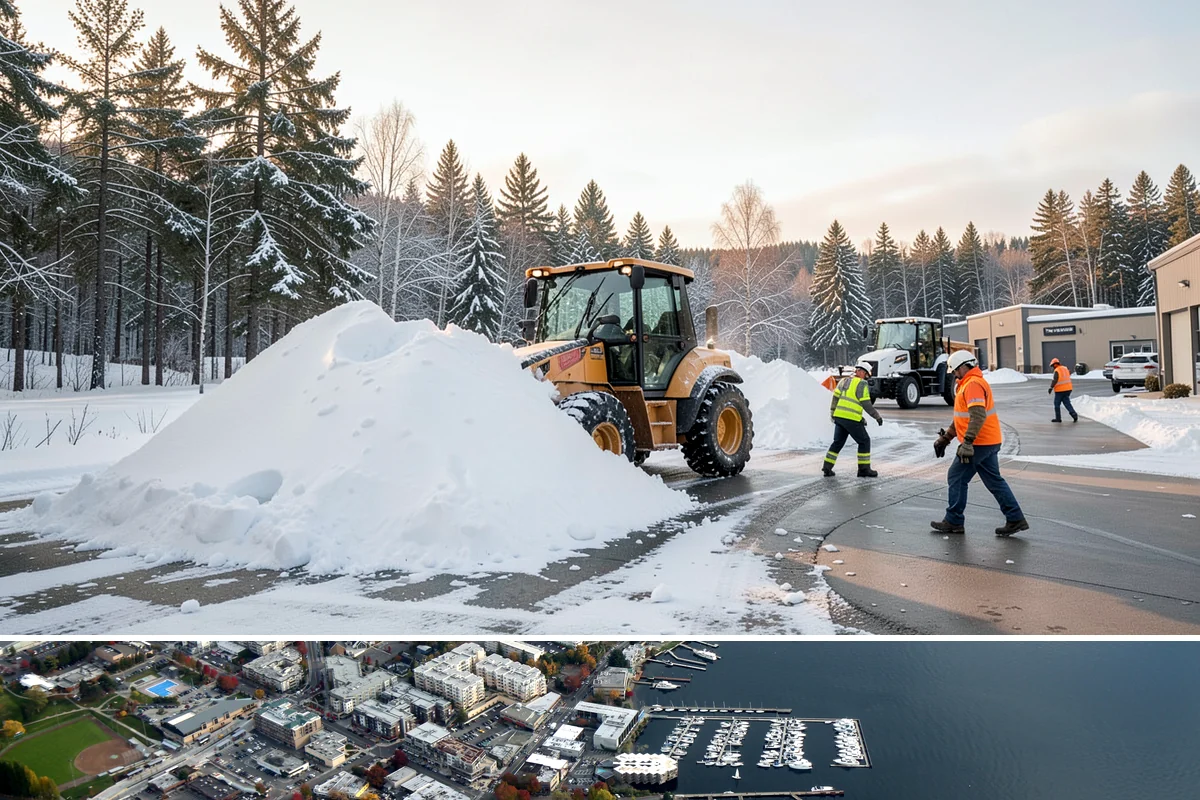 Solar Panel Snow Removal in Kirkland, King County, WA - Solar panel snow removal is most valuable during accumulation events from December through February when daylight is scarce.