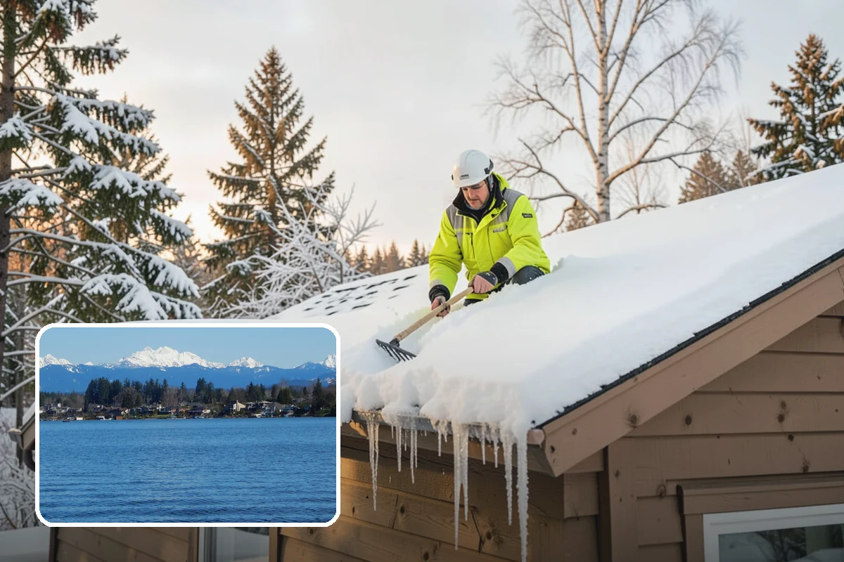 Solar Panel Snow Removal in Lake Stevens, Snohomish County, WA - Restored energy production during short winter days