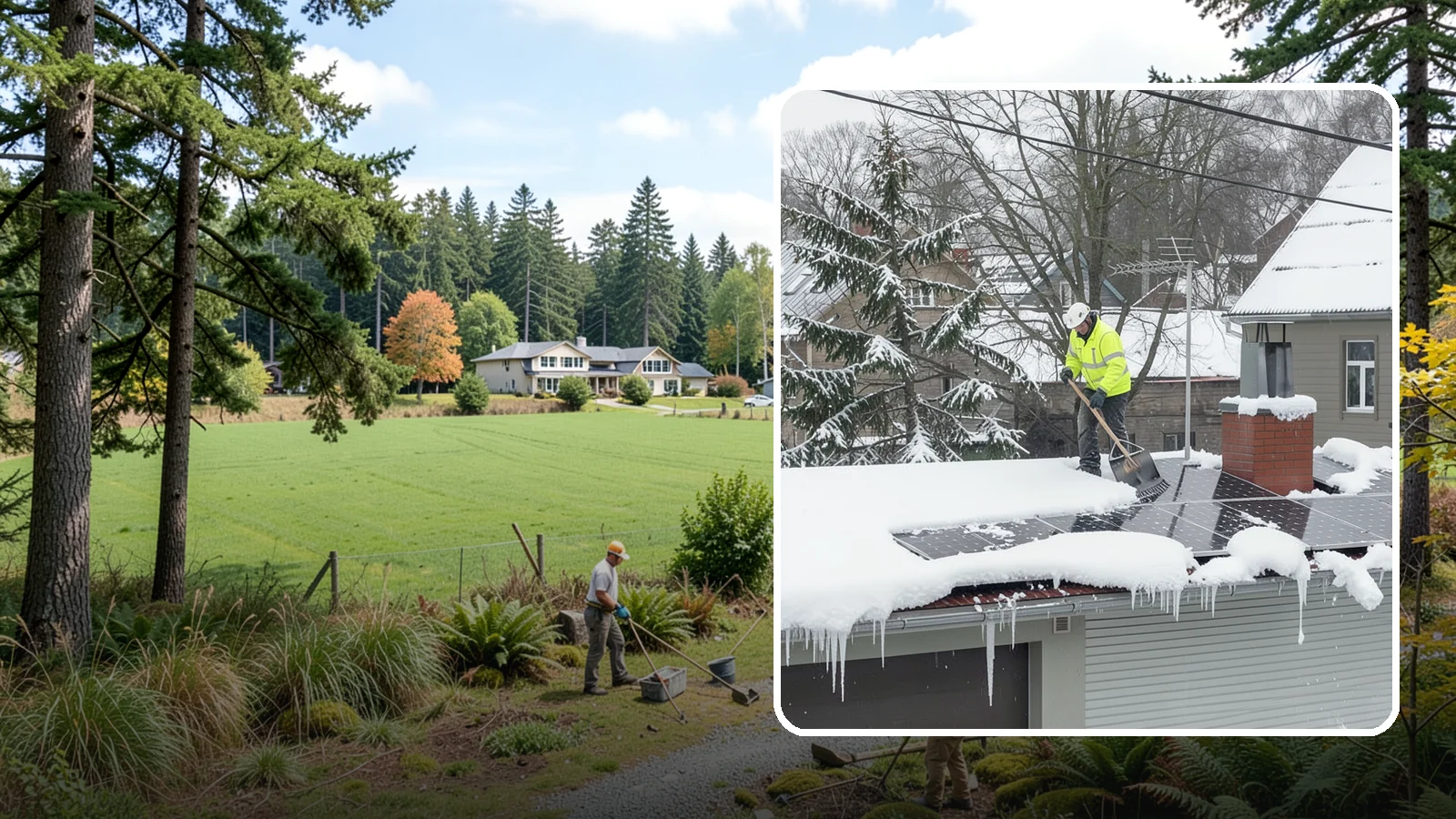 Solar Panel Snow Removal in Lyman, Skagit County, WA - We clear snow from solar arrays to restore energy production and protect the panels from damage.