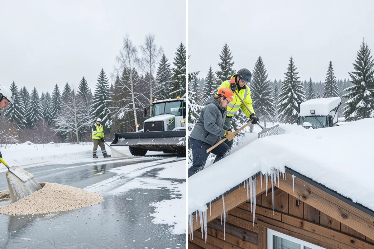 Solar Panel Snow Removal in Medina, King County, WA - Assess the array layout, pitch, and snow load