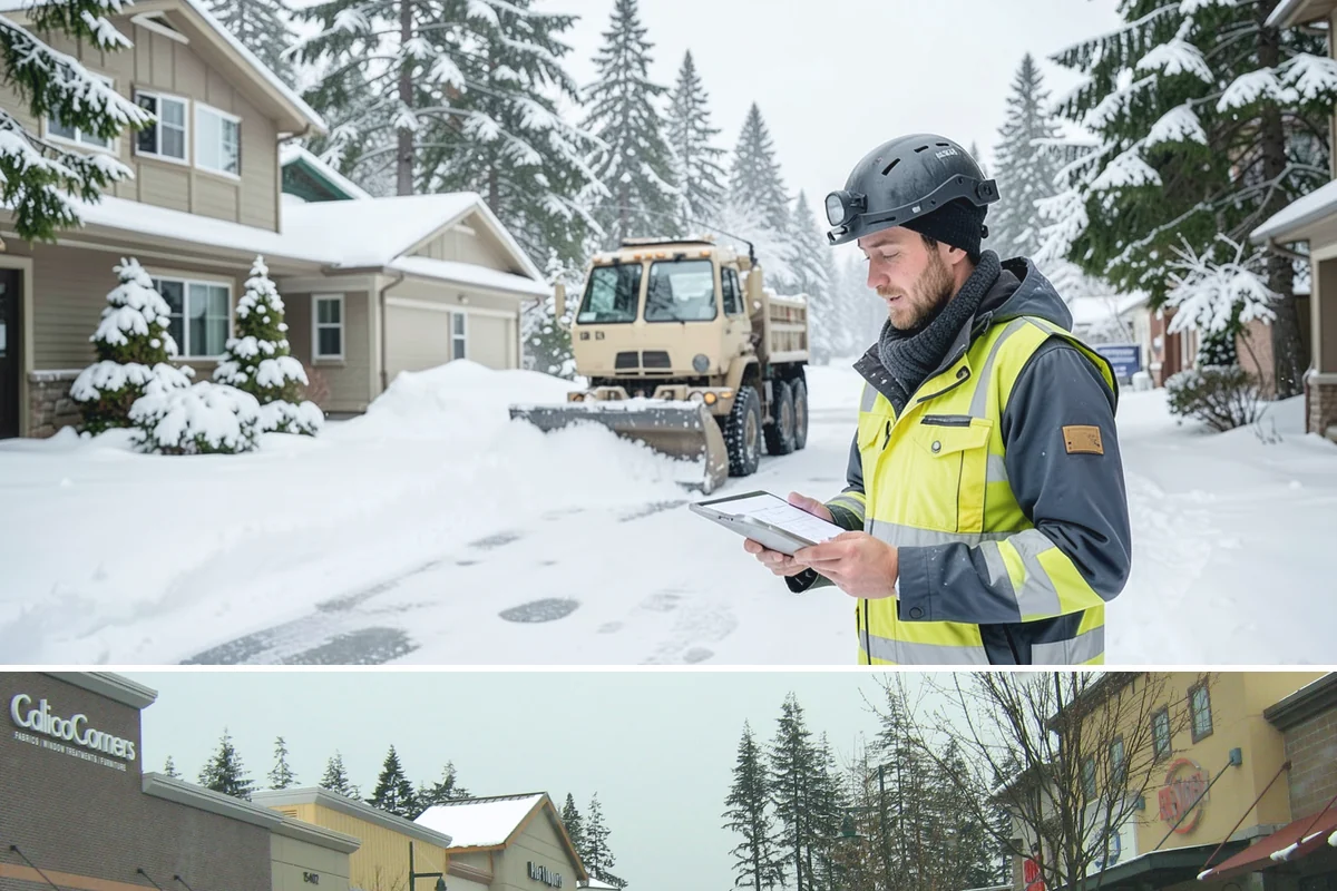 Solar Panel Snow Removal in Mill Creek, Snohomish County, WA - Solar panel snow removal is most valuable during accumulation events from December through February when daylight is scarce.