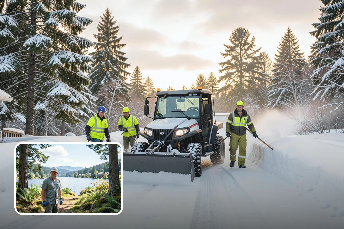 Solar Panel Snow Removal in Milton, King County, WA - Restored energy production during short winter days