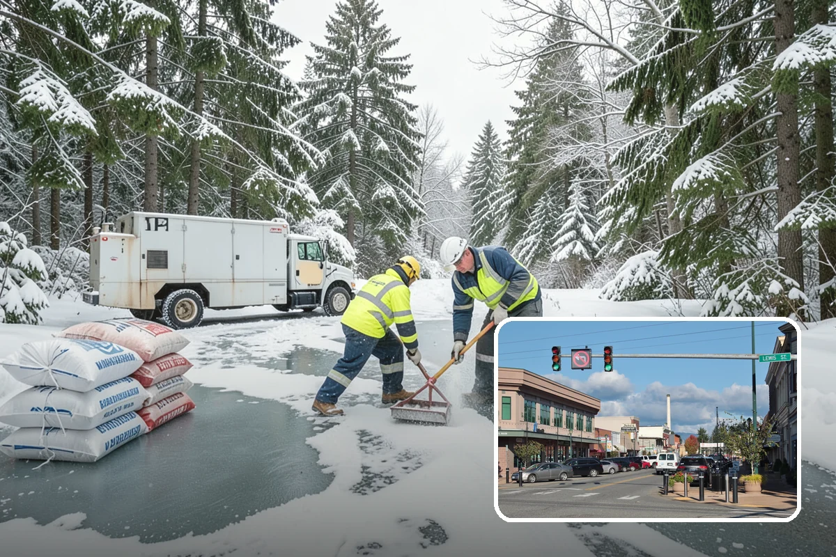 Solar Panel Snow Removal in Monroe, Snohomish County, WA - Restored energy production during short winter days