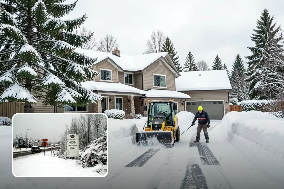 Solar Panel Snow Removal in Newcastle, King County, WA - Restored energy production during short winter days