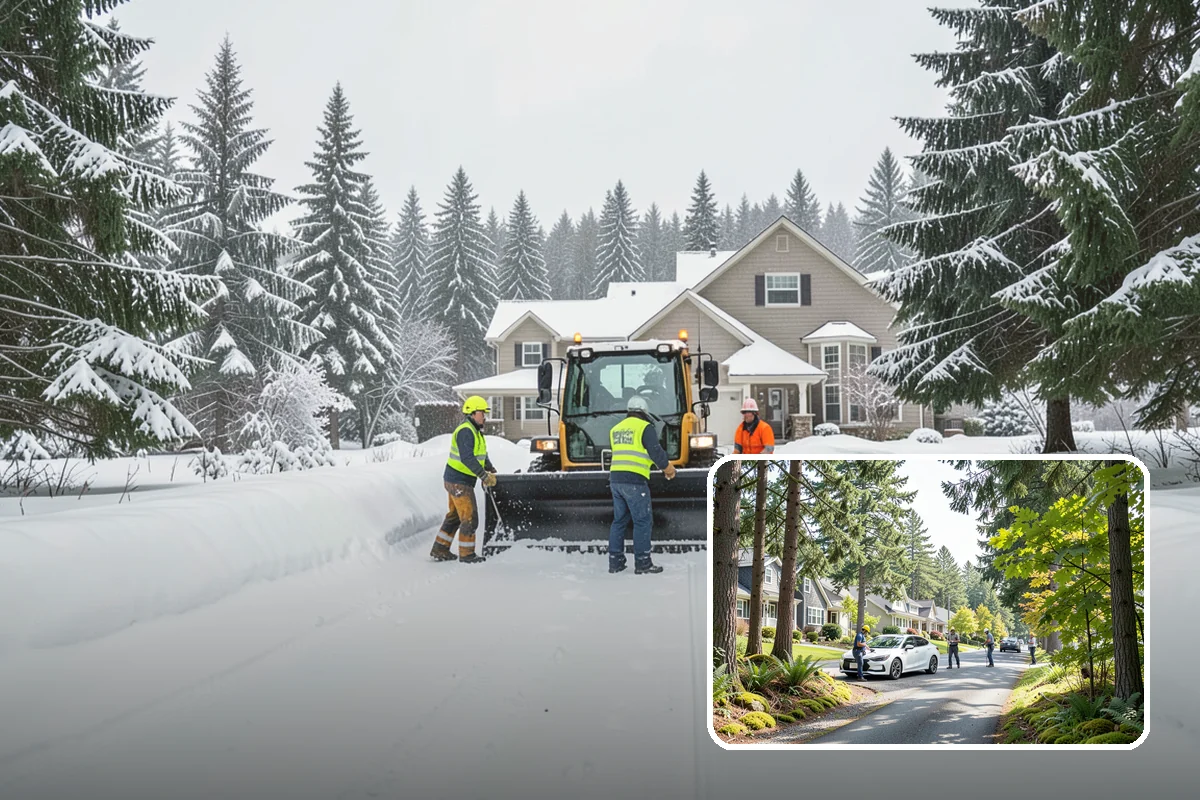 Solar Panel Snow Removal in Normandy Park, King County, WA - Restored energy production during short winter days
