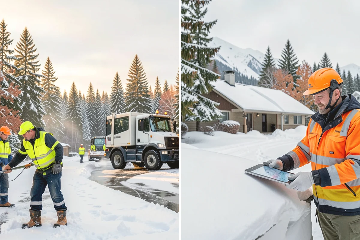 Solar Panel Snow Removal in North Bend, King County, WA - Assess the array layout, pitch, and snow load