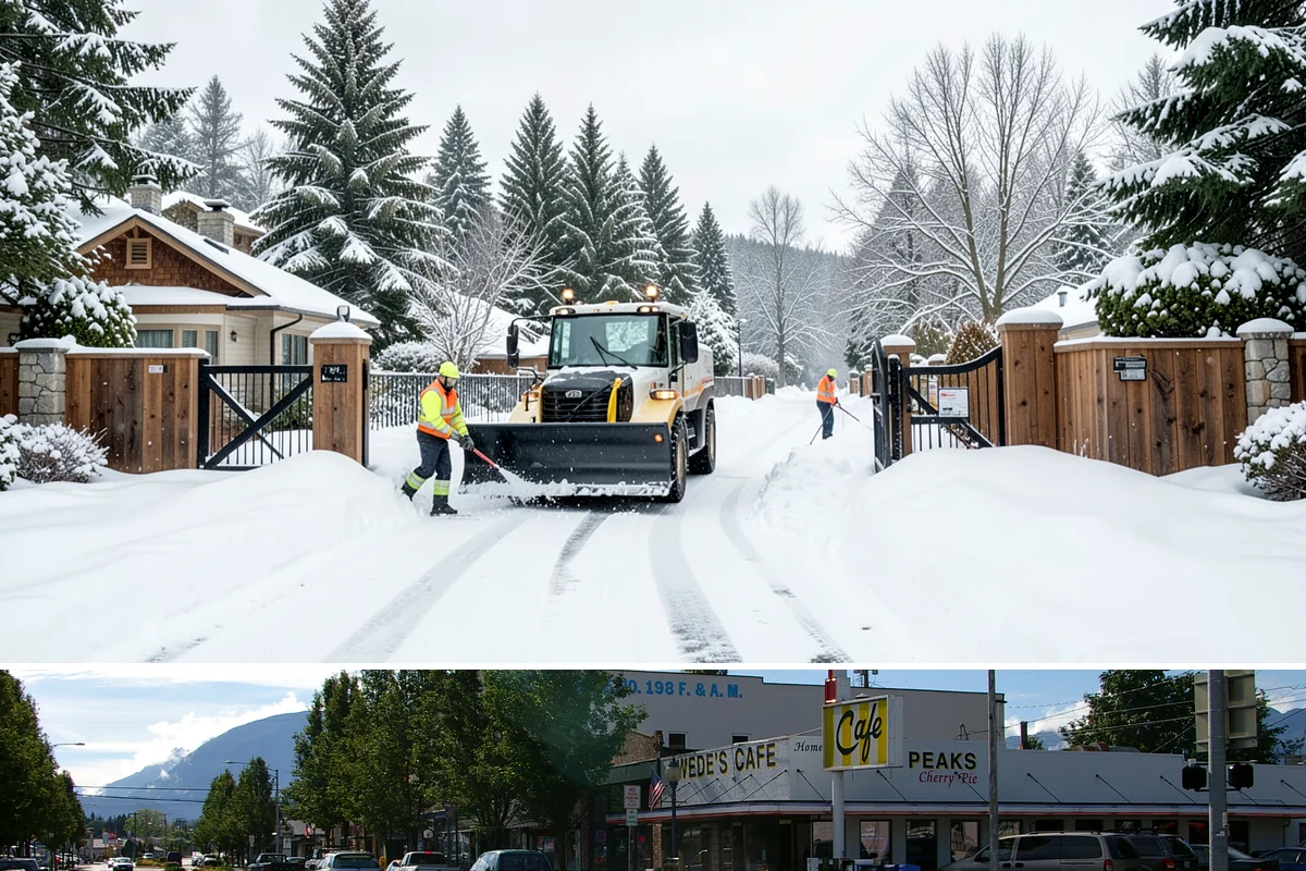 Solar Panel Snow Removal in North Bend, King County, WA - Solar panel snow removal is most valuable during accumulation events from December through February when daylight is scarce.